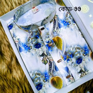 চায়না মাইক্রোস্টিজ প্রিন্টের পাঞ্জাবি (কোড- 99)