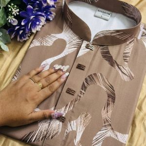 Alternative view of Printed Panjabi -G02 850
